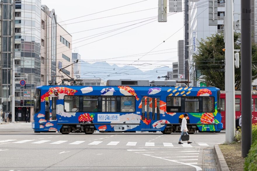 富山のすしラッピング電車がADC　準グランプリを受賞しました！